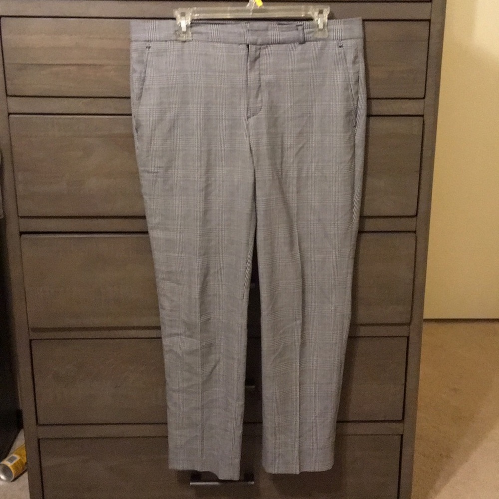 Banana Republic plaid dress pants size 12